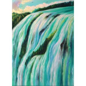 Картина Водопад Маслена живопис