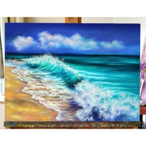 Картина Маслена живопис Морски вълни Пейзаж море